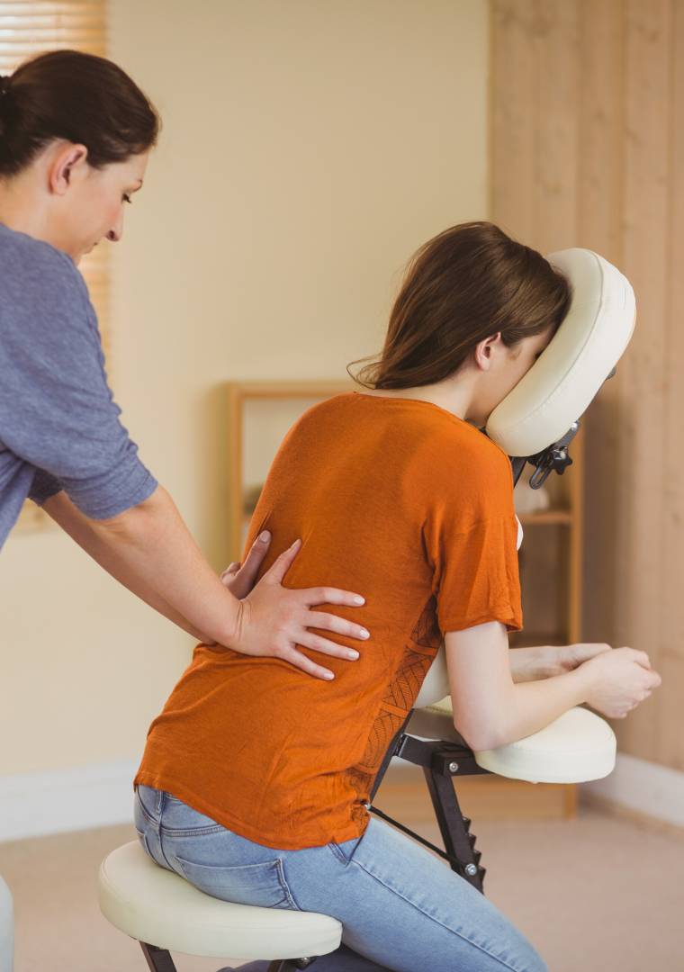 Massage am Arbeitsplatz